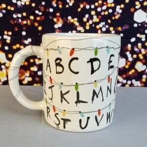 🏠 Stranger Things Alphabet String Lights Mug